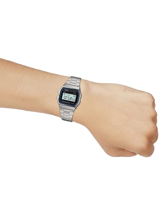 Casio Vintage A-158WA-1Q Digital Grey Dial